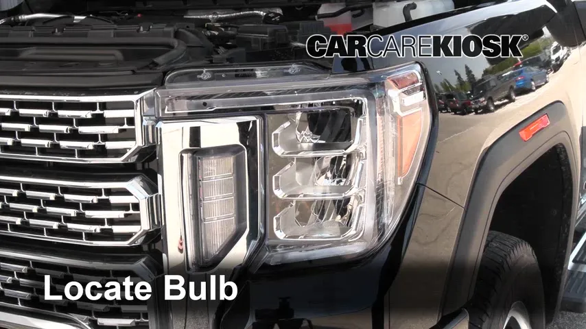 2021 GMC Sierra 3500 HD Denali 6.6L V8 Turbo Diesel Éclairage Feu clignotant avant (remplacer l'ampoule)